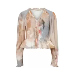 Image of AllSaints AllSaints Maya Top Womens - Blue