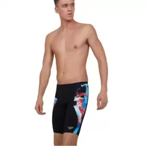 Image of Speedo V Cut Jammers Mens - Black