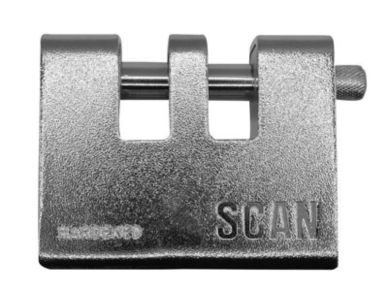 Image of Scan Armoured Twin Slot Shutter Padlock ZA112-90 Width: 90mm