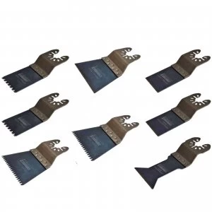 Image of Smart 8 Piece Oscillating Multi Tool Blade Set