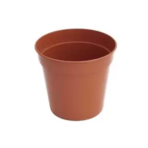 Image of Flower Pot in Orange - 17.8cm