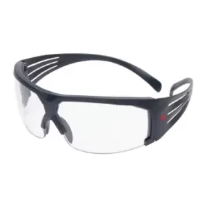 Image of 3M 600 Safety Glasses, Grey frame, Scotchgard Anti-Fog / Anti-Scratch Coating (K