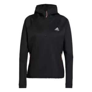 Image of adidas X-City COLD. RDY Running Cover-Up Womens - Black
