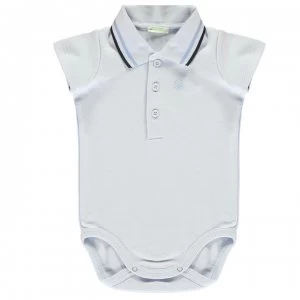 Image of Benetton Polo Bodysuit - Blue 081