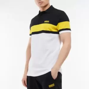 Image of Barbour International Mens Attach Polo Shirt - White - S