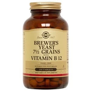 Image of Solgar Breweramp39s Yeast 7 12 Grains Tablets with Vitamin B12 250 tablets