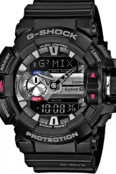 Image of Mens Casio G-Shock G'MIX Bluetooth Hybrid Smartwatch Alarm Chronograph Watch GBA-400-1AER