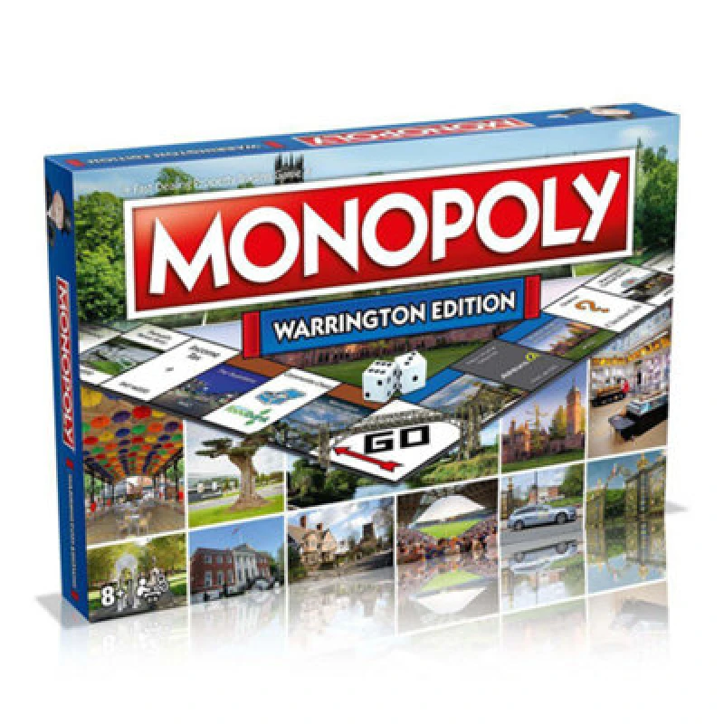 Image of Winning Moves Monopoly: Warrington - Brand New And Sealed