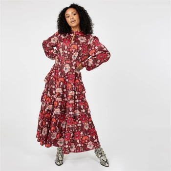 Image of Biba BIBA Bohemian Maxi Dress - seventies flora