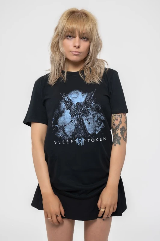 Image of Sleep Token Take Me Back To Eden Smoke T Shirt Black unisex