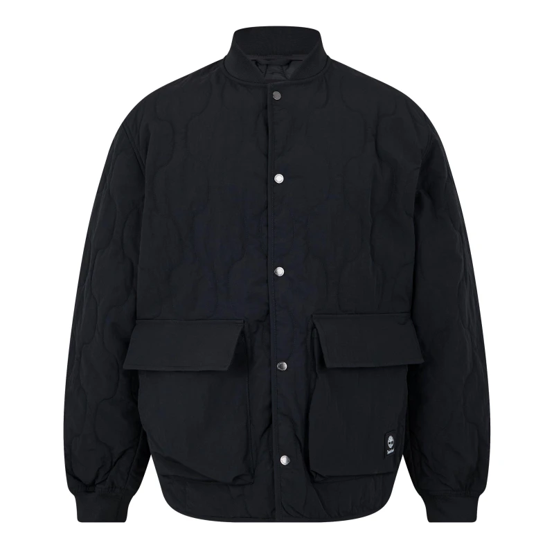 Image of Timberland Timberland Water Repellent Quilted Jacket Blac - Black S