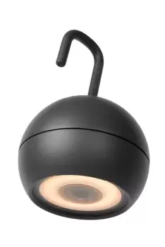 Image of Sphere Modern Rechargeable Pendant light Outdoor - Battery - Ø10,2cm - LED Dim. - 1x2W 2700K - IP54 - 3 StepDim - Anthracite