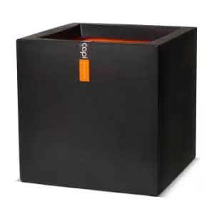 Image of Capi Europe Square Smooth PLanter NL 50x50x50- Black