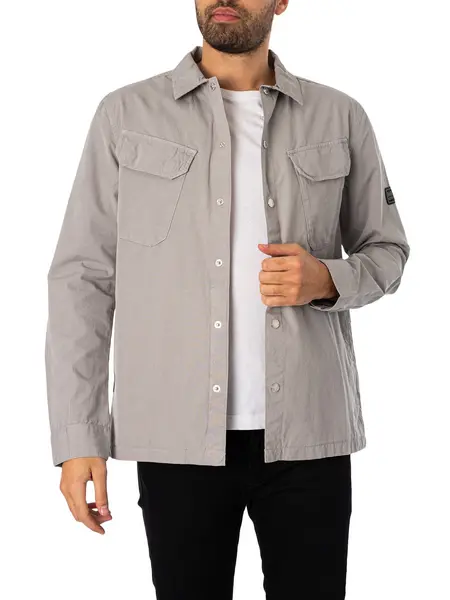 Image of Barbour International Gear Overshirt Ultimate Grey S