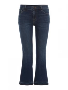 Image of J Brand Selena mid rise crop jean Denim Dark Wash