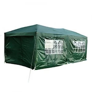 Image of OutSunny Pop Up Gazebo Green Water proof Outdoors 1280 mm x 360 mm x 260 mm