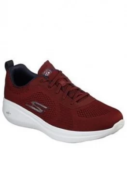 Image of Skechers Go Run Fast Trainer - Burgundy, Size 10, Men