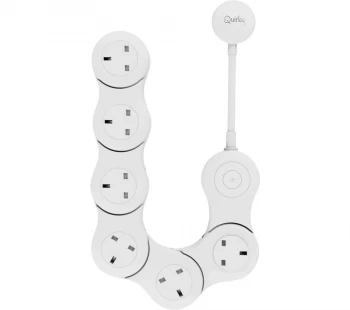 Image of QUIRKY Pivot Power Surge Protected 6-Socket Extension Lead - 1.5 m