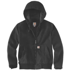 Image of Carhartt Womens Washed Duck Hooded Active Work Jacket Coat XS - Bust 31-33' (78.5-84cm)