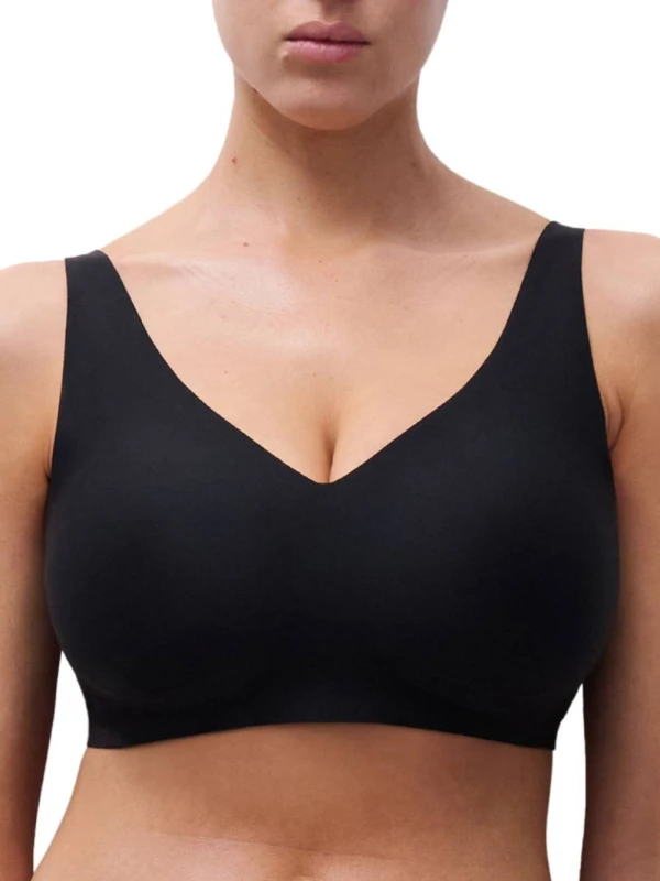 Image of Chantelle Womens SoftStretch Power Plunge Bra in Black Size: 10 Black Female 10