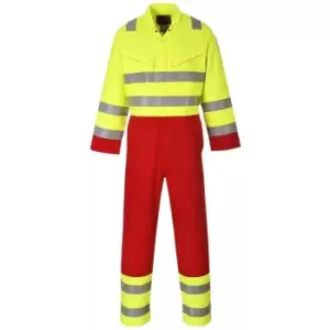 Image of Portwest - FR90YERS - sz S Bizflame Services Coverall - Yellow - Yellow