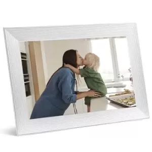 Image of Aura Carver 10.1-inch Digital Photo Frame in Sea Salt