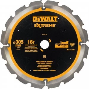 Image of DEWALT PCD Fibre Cement Saw Blade 305mm 16T 30mm