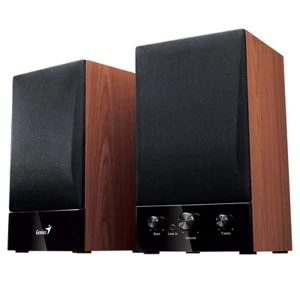 Image of Genius SP-HF1250B II Wooden Hi-Fi Stereo Speaker