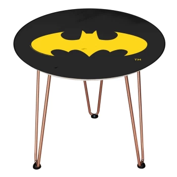 Image of Decorsome DC Batman Wooden Side Table - Rose gold