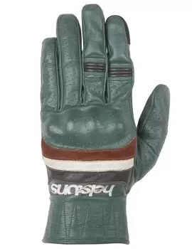 Image of Helstons Mora Air Summer Leather Green Brown Beige Gloves T12