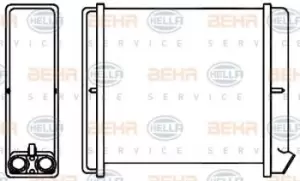 Image of x1 Behr Heat Exchanger 8FH351313-671 Genuine for 8FH 351 312-091 Made in China