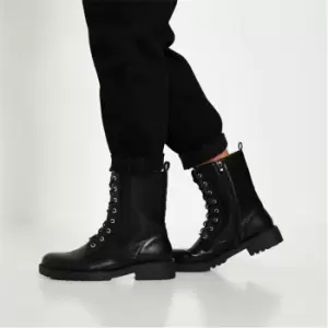 Image of I Saw It First Basic Chunky Sole Faux Suede Chelsea Style Boot - Brown