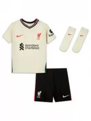 Image of Nike Liverpool Fc Away Infant 21/22 Kit, Ivory, Size 9-12 Months