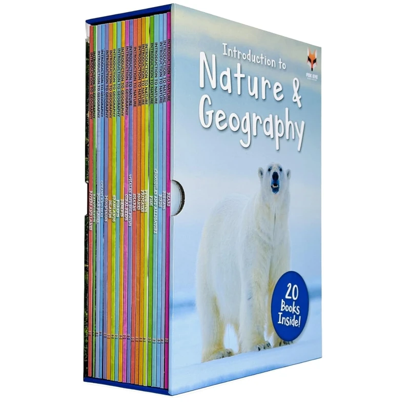Image of Introduction to Nature and Geography 20 Books Collection Box Set by Jasmine Brooke (Crocodiles and Alligators, Fish, Penguins, Primates) Jasmine Brook