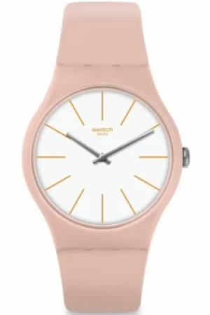 Image of Unisex Swatch Beigesounds Watch SUOT102