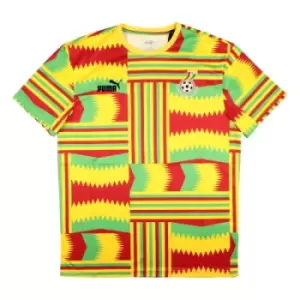 Image of 2023-2024 Ghana Ftbl Culture Jersey (Yellow)