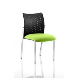 Image of Dynamic Visitor Chair Academy Seat Myrrh Green Without Arms