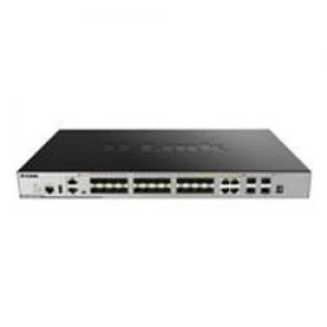Image of D-Link DGS-3630-28SC/SI xStack Gigabit L3 Stackable Managed Switch