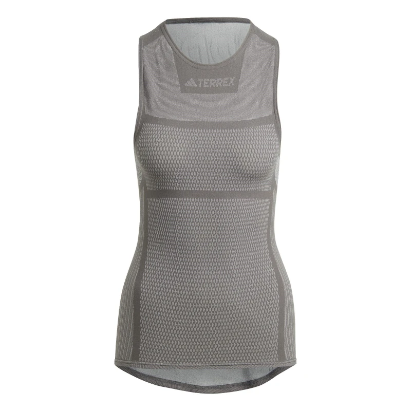 Image of adidas Drynamo Sleeveless Training Top Womens - Grey Grey 2XS