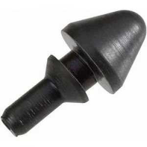 Image of PB Fastener 1277 01 Snap in Foot Black x H 7mm x 11.5 mm