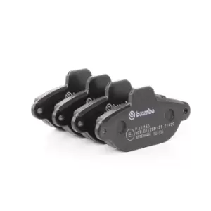 Image of BREMBO Brake pad set FORD,FIAT,LANCIA P 23 160 5892736,71737178,71772226 1559698,1575620,1669578,1675620,7G9T14K733XCJ,9S512K021B,9S512K021BA