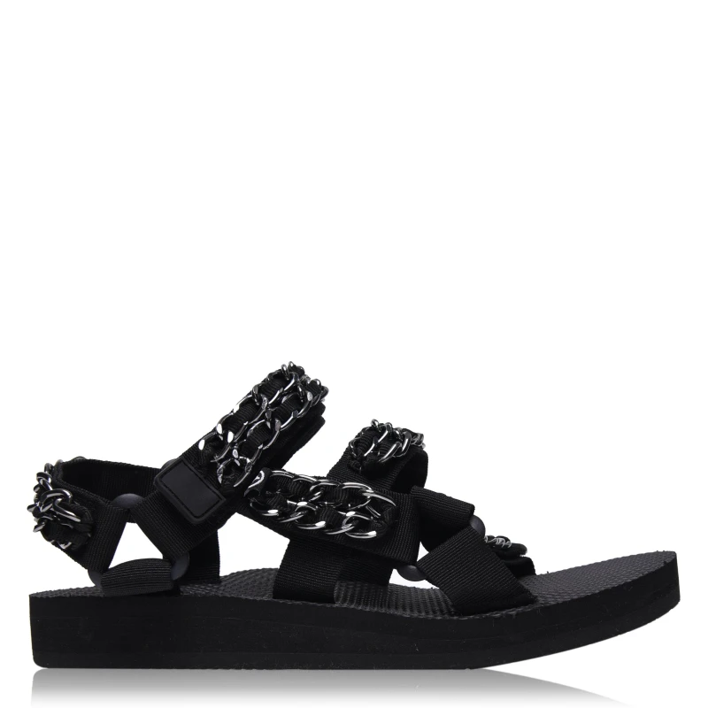 Image of Melissa Womens Slim Flat Sandals Black female 3 (36)