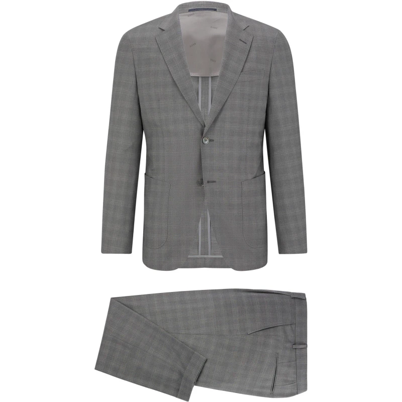 Image of Boss Mens T Heston Suit Medium Grey male 34 (44)