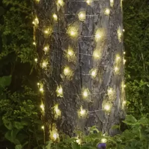 Image of Smart Solar Firefly Ultra Solar-Powered Warm White 100 LED Outdoor String Lights