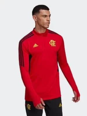 Image of adidas Cr Flamengo Condivo 22 Training Top, Red, Size L, Men