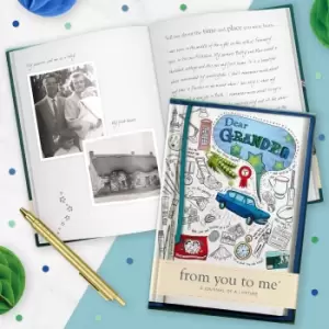 Image of A Journal Of A Lifetime For Grandpa, memory book