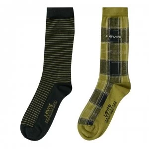 Image of Levis 2p Socks - grey melange