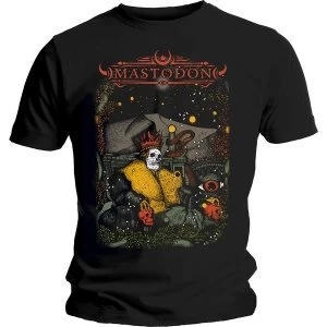 Image of Mastodon - Seated Sovereign Unisex Medium T-Shirt - Black