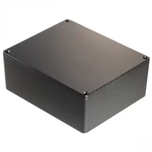 Image of Hammond 1590XBK Diecast Enclosure Black (145 x 121 x 56mm)