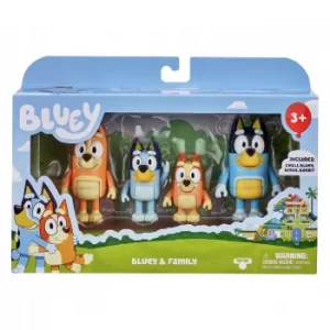 Image of Bluey Family 4 Figure Pack